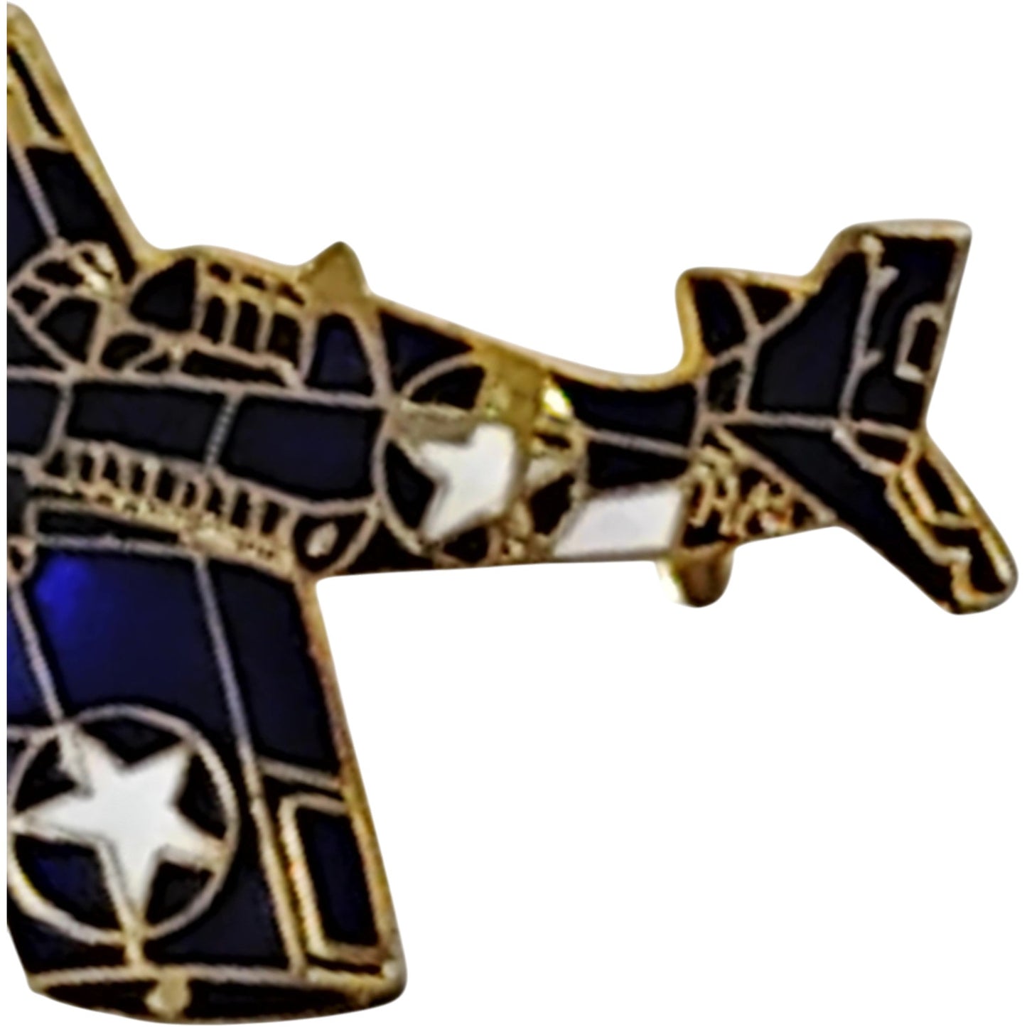 WWll F4F Grumman Wildcat Hat, Lapel, Brooch Collector's Pin 1-1/4"W x 1/2"H