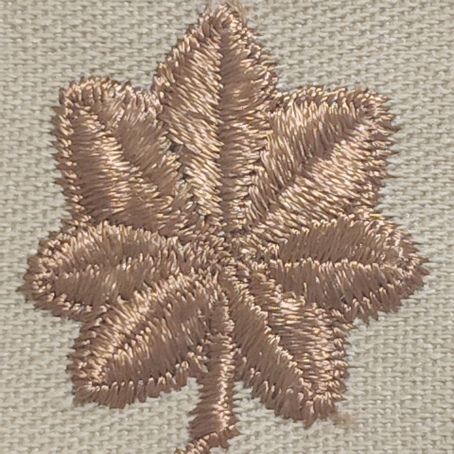 US Army Major O‑4 Sew‑On Rank Strip – Gold on Khaki DCU – 5‑1/2" × 2"
