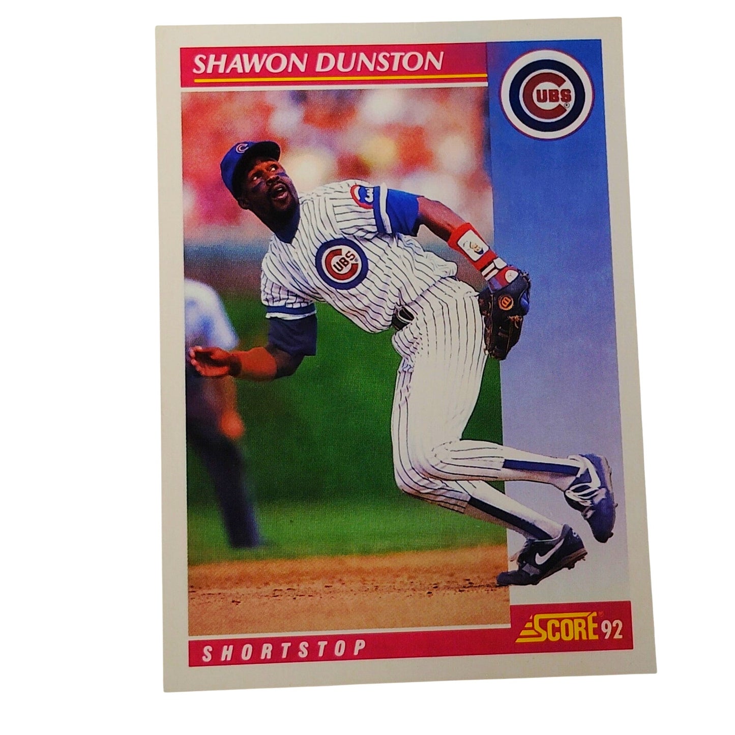 1992 Score Shawon Dunston #634 Chicago Cubs Shortstop MLB Baseball NM
