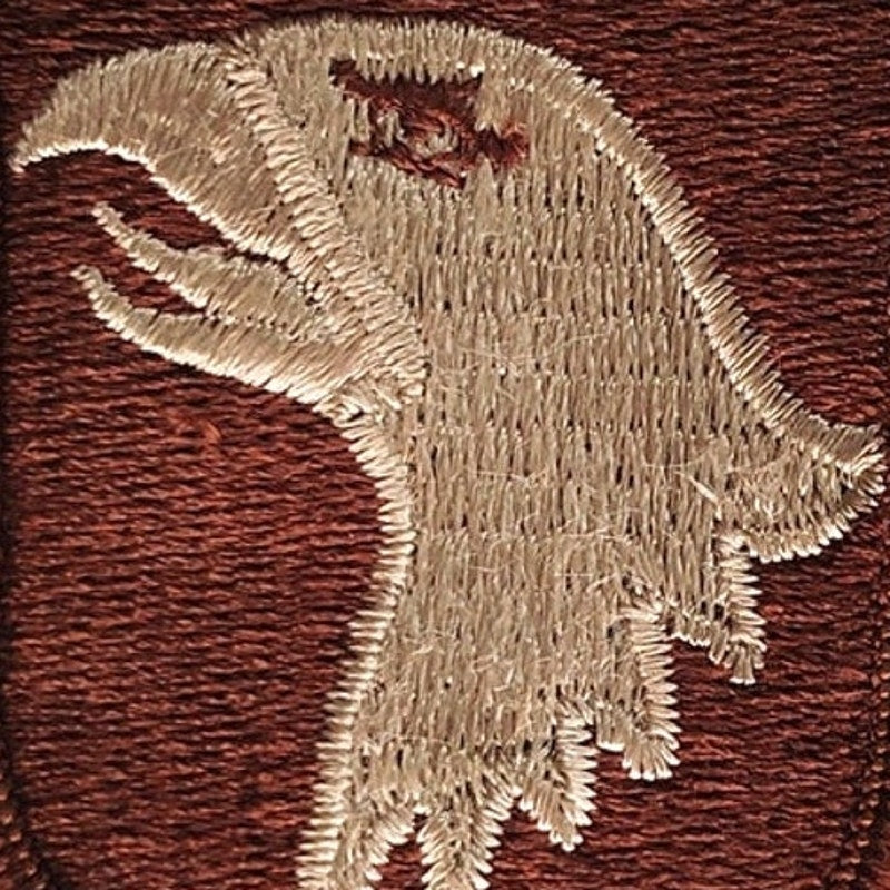 US Army 101st Airborne SSI Novelty Patch Desert Subdued 2‑3/8" × 2‑3/8" Sew‑On