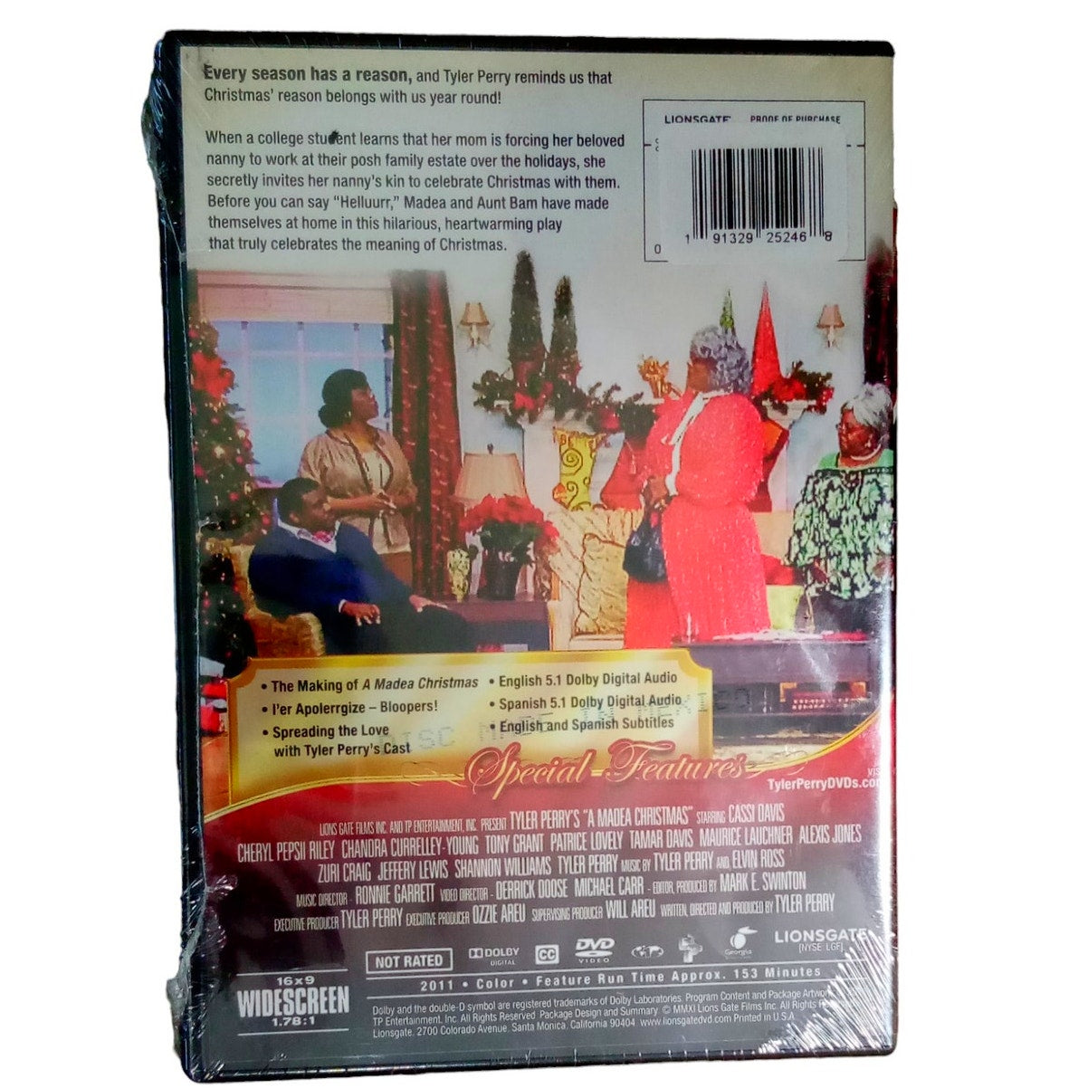 Tyler Perry's A Madea Christmas - The Play [DVD, 2011] 153 Minutes of Comedy