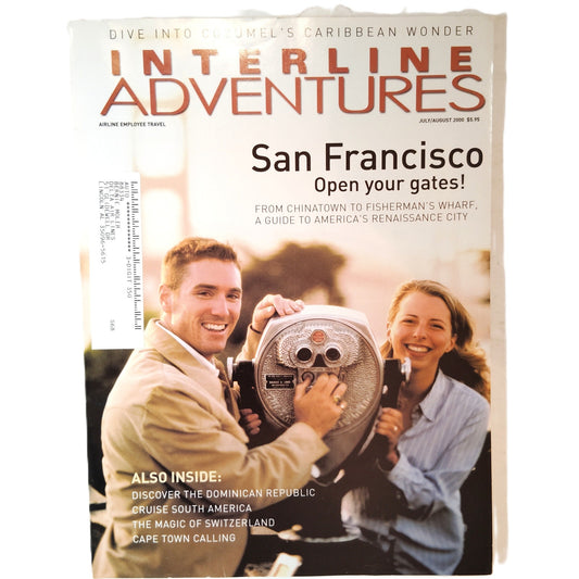 Interline Adventures Mag Jul/Aug 2000, San Francisco, South America, Cape Town