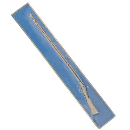 Army Expert Infantry Badge Pin, Blue/Silver, 3'W x 7/16"H, NIP, Clutch Back Pins