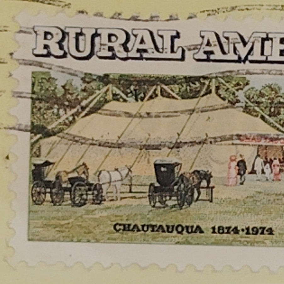 1974 Chautauqua Institution Centennial, Used Single 10¢ Rural America Series
