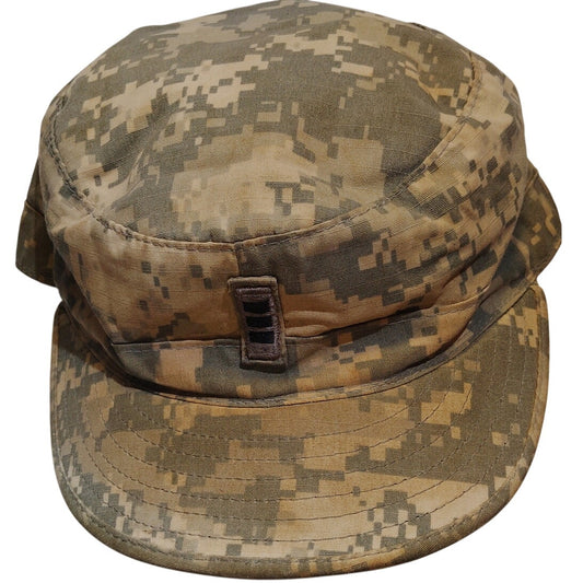 Digital ACU Patrol Cap Size 7 Ripstop Tru-Spec W3 Rank Device Name Tape “Jones”