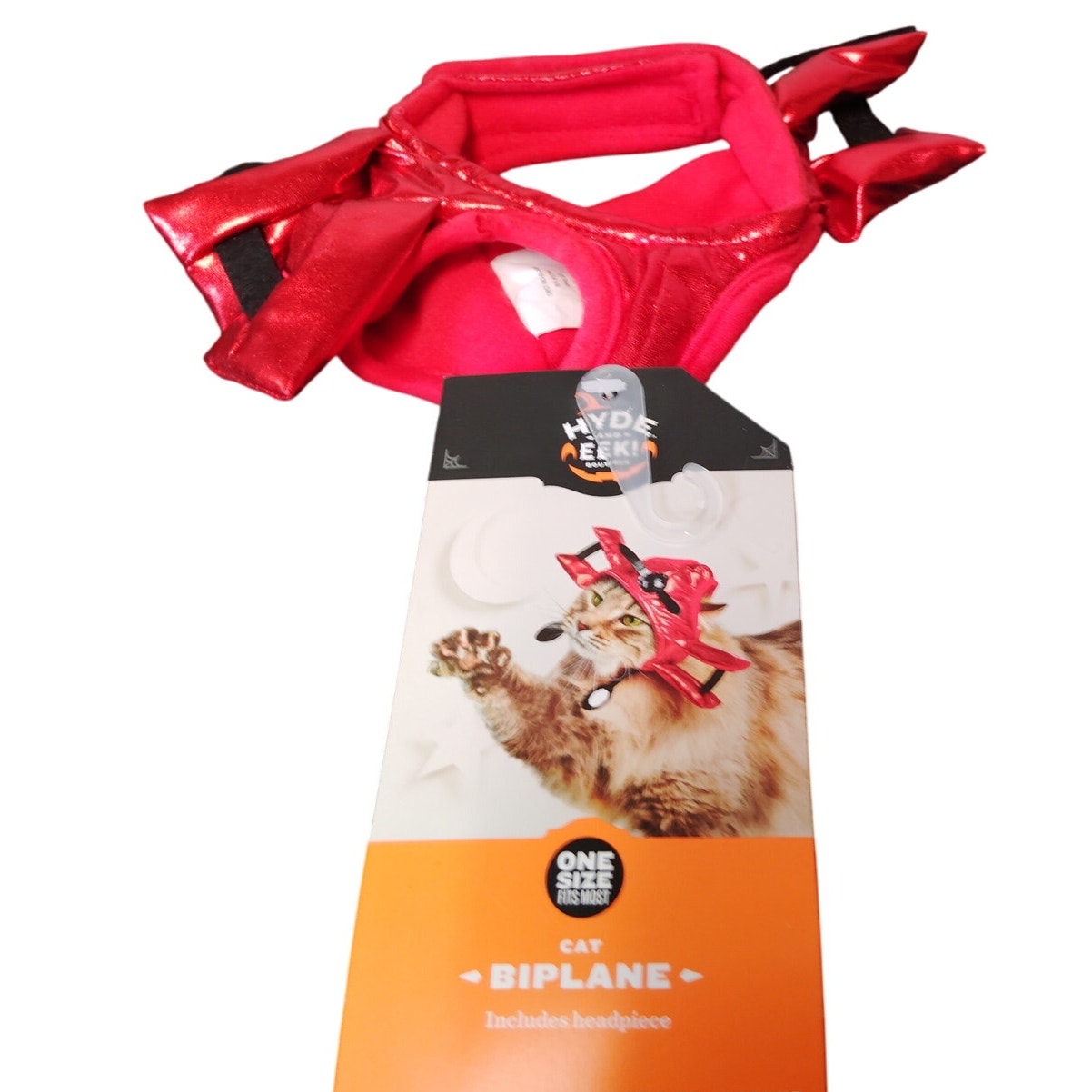 Halloween Biplane Cat Hat, Red – One Size – Hyde & EEK! Boutique