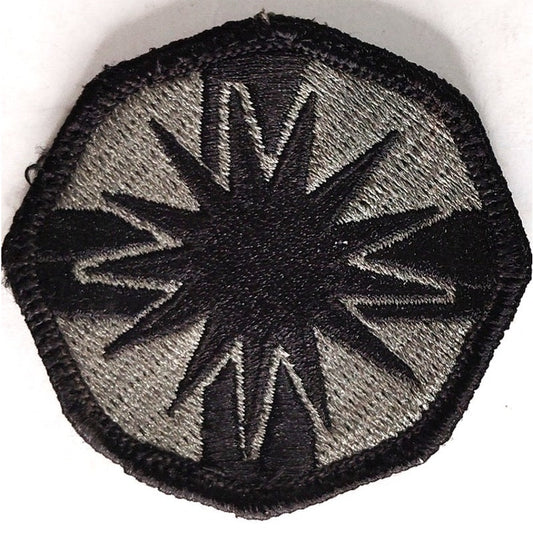 US Army 13th Sustainment Command Patch Subdued 2‑1/4" Dia Hook‑Back