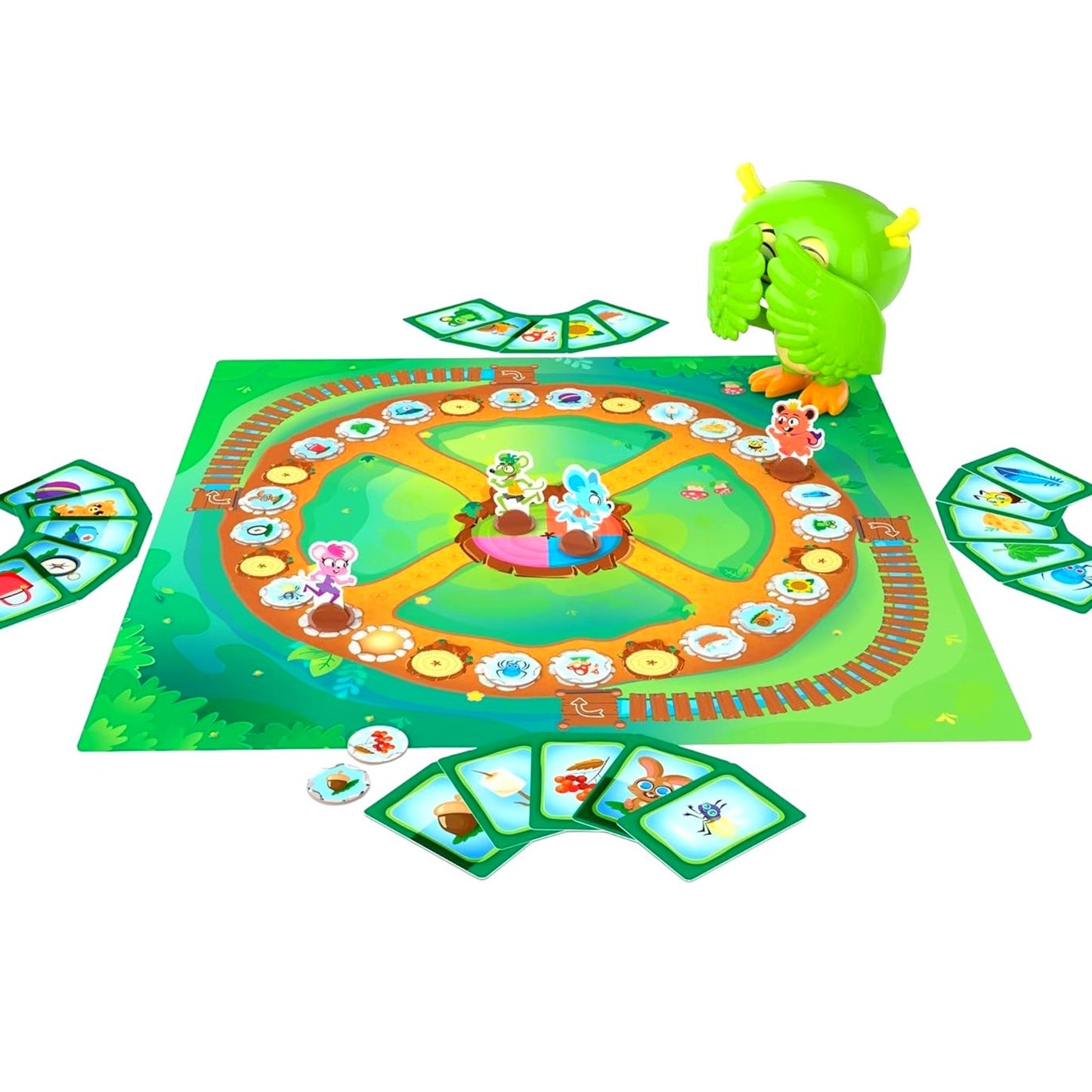 Peek-A-Hoot, Hoot - Owl Board Game for Kids, Ages 4+, Race to Collect Your Loot