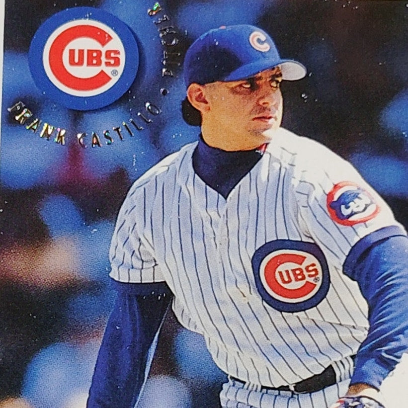 Frank Castillo, Chicago Cubs, #382, 1994 Fleer Baseball Collector's Card
