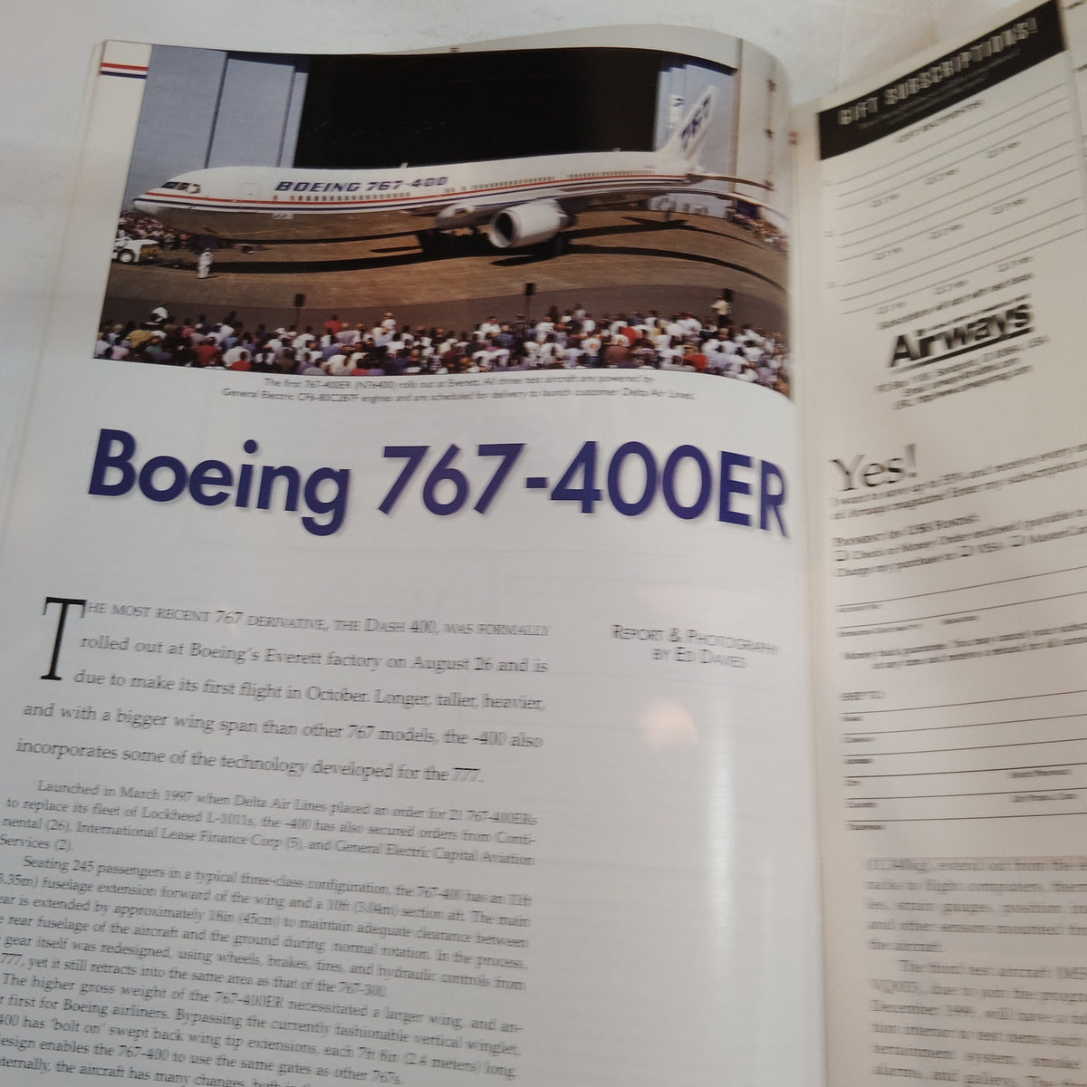 Airways Magazine - December 1999 - North American Airlines - Aviation