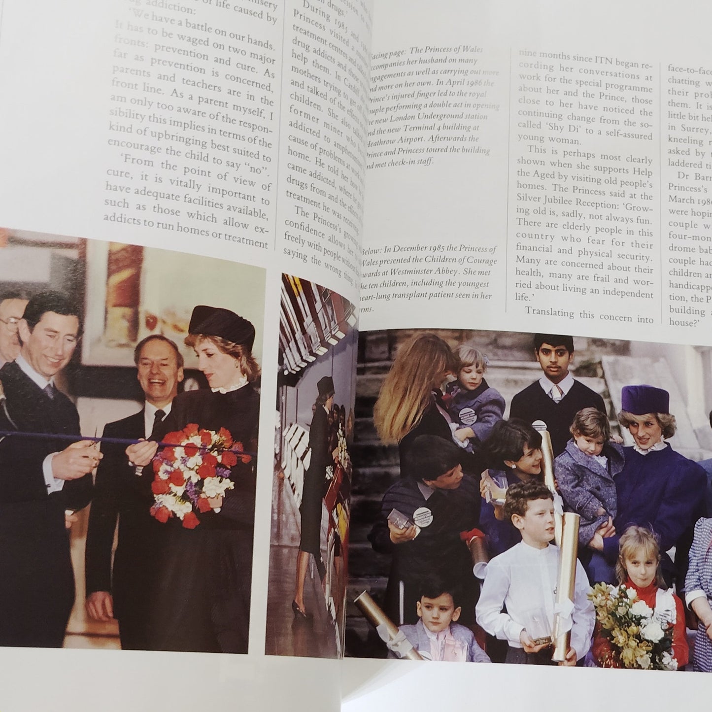 In Private In Public Prince & Princess of Wales 1986 Hardcover 12" x 8.75"