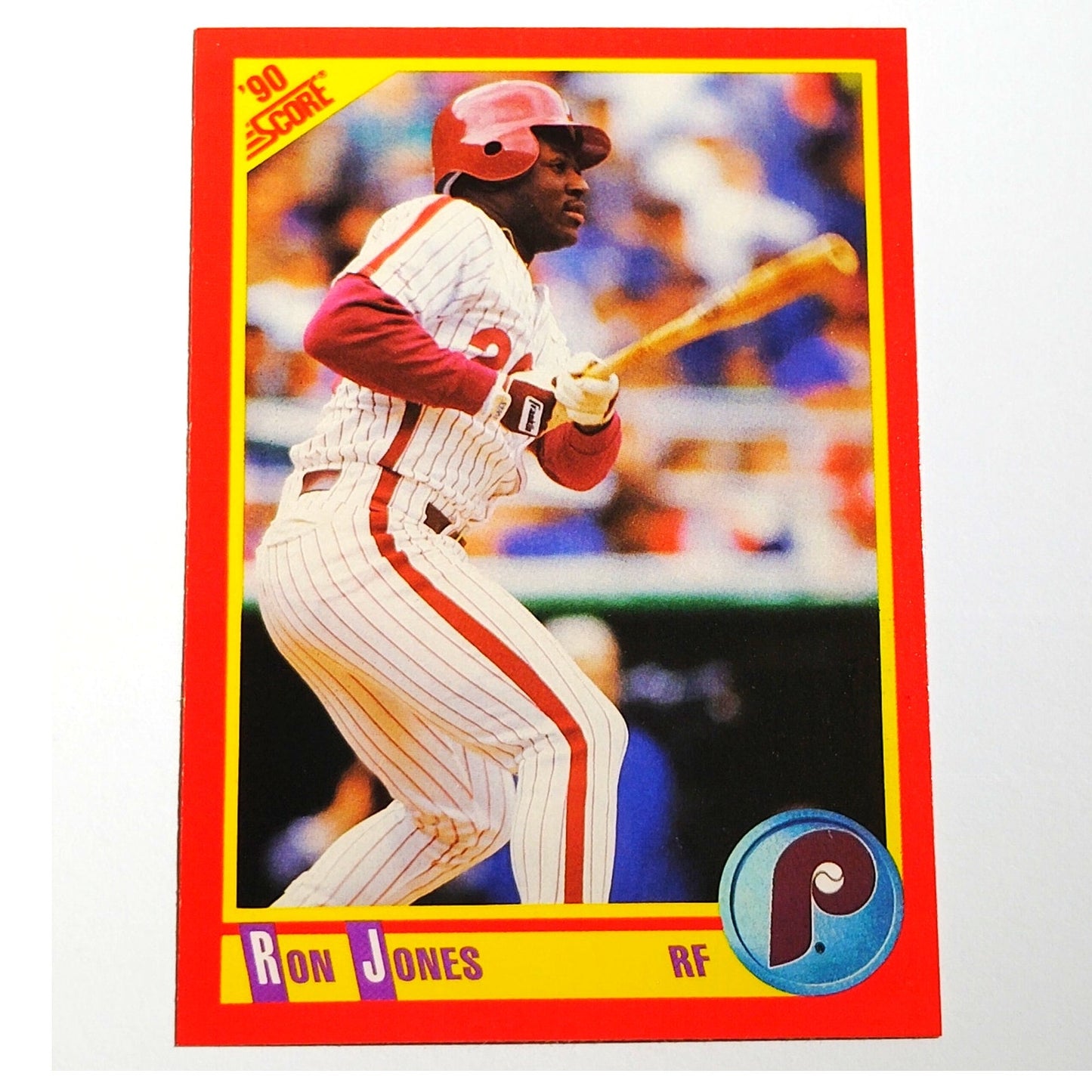 1990 Score Ron Jones #364 Philadelphia Phillies Outfielder MLB Baseball EX