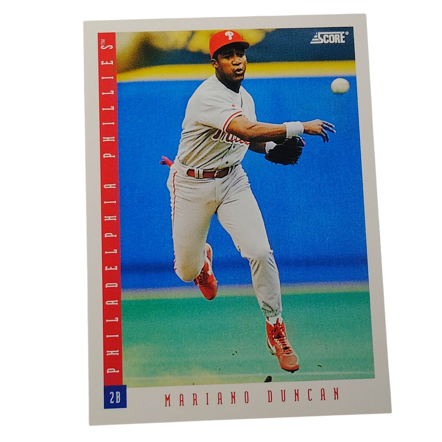 1993 Score Mariano Duncan #201 Philadelphia Phillies 2B MLB Baseball Card NM