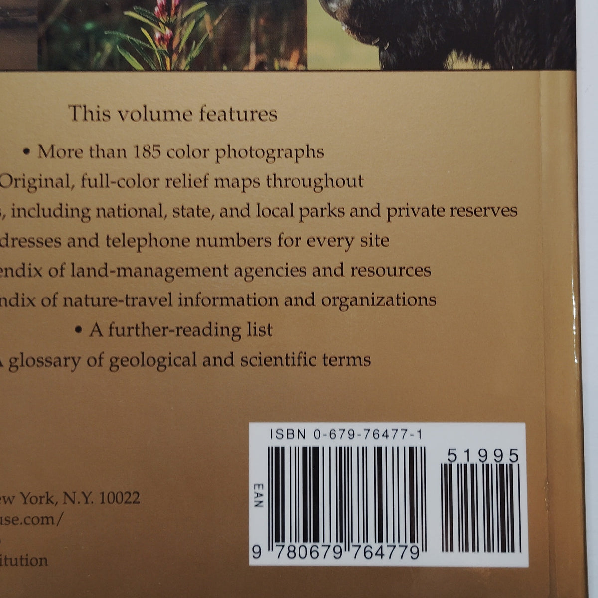Smithsonian Guides Natural America Northern Plains MN ND SD Softcover - LN 1996