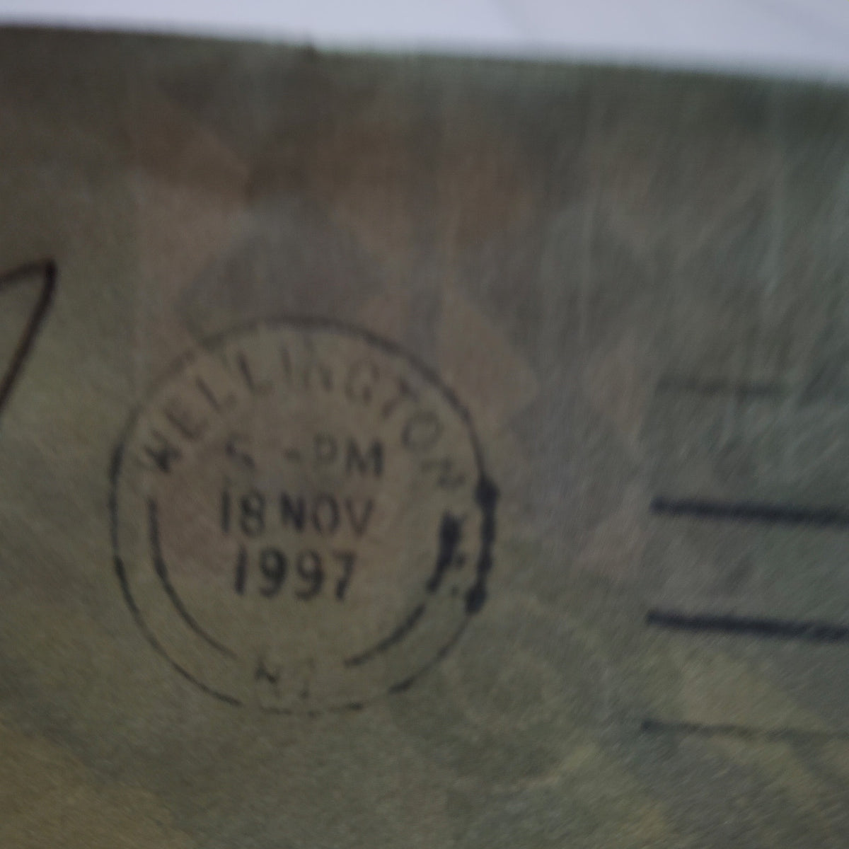 1997 New Zealand Christmas 80c Stamp Cover - Wellington to Hawaii Mail