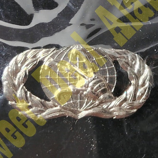 Air Force Communications and Information Badge Pin, 1-3/4"W x 1-1/8"H, By No Shine Insignia, NIP