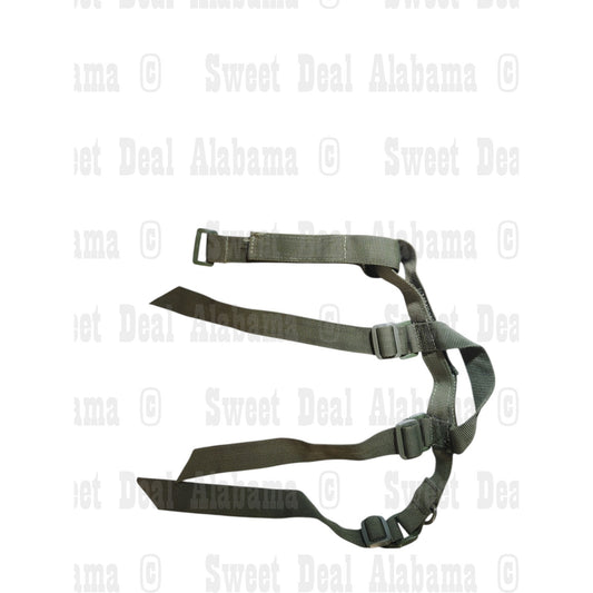 1" Olive Drab Webbing Strap w/ Buckles - Adjustable Utility or Gear Use