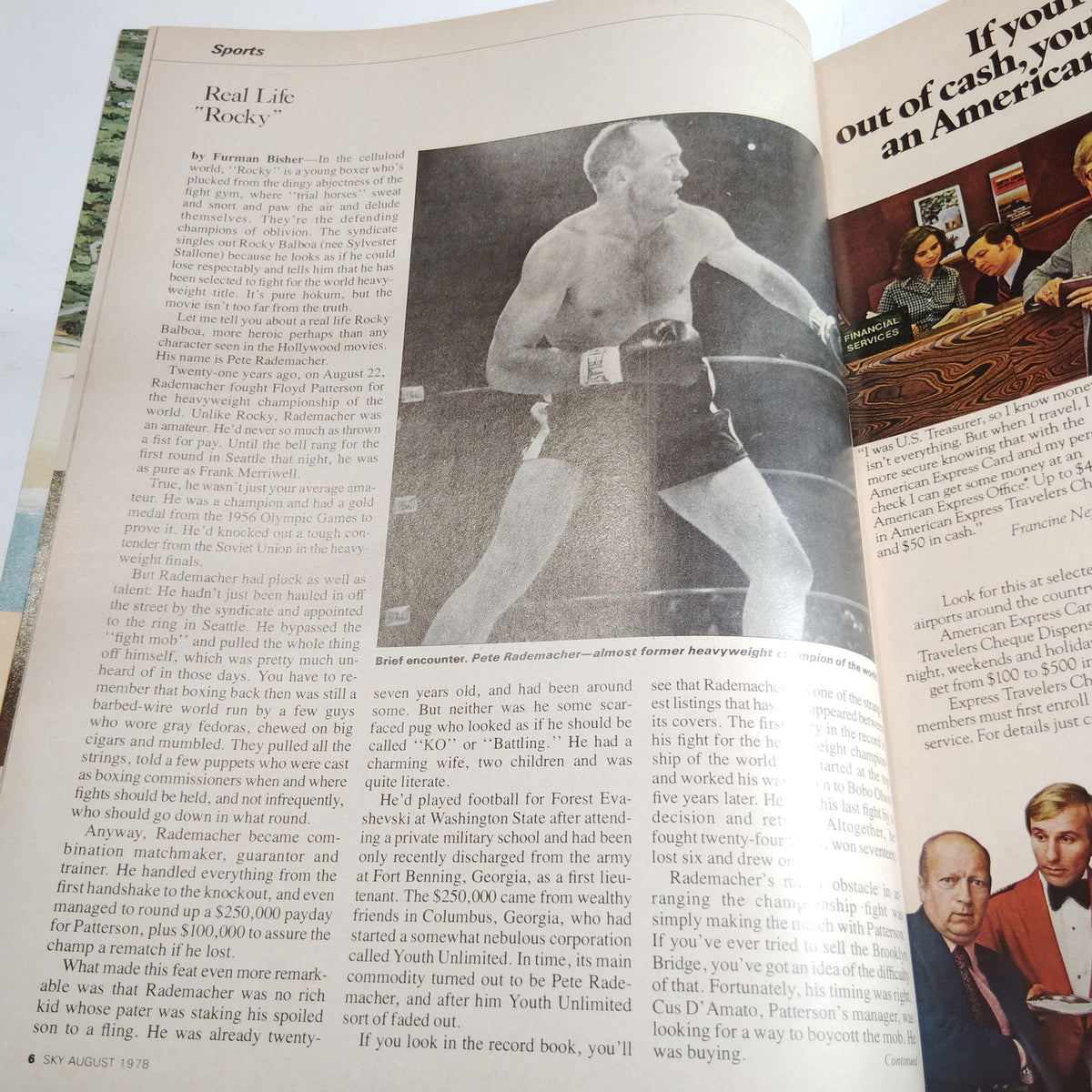 Delta Sky In-Flight Magazine August 1978 - Antiques Skyscrapers Soccer Articles