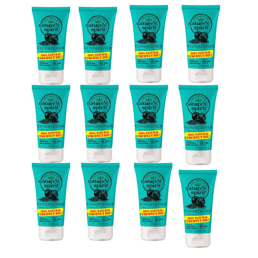 Case/12 Rehydrating Coconut Oil Conditioner Travel Size 2.5 oz Nature's Spirit