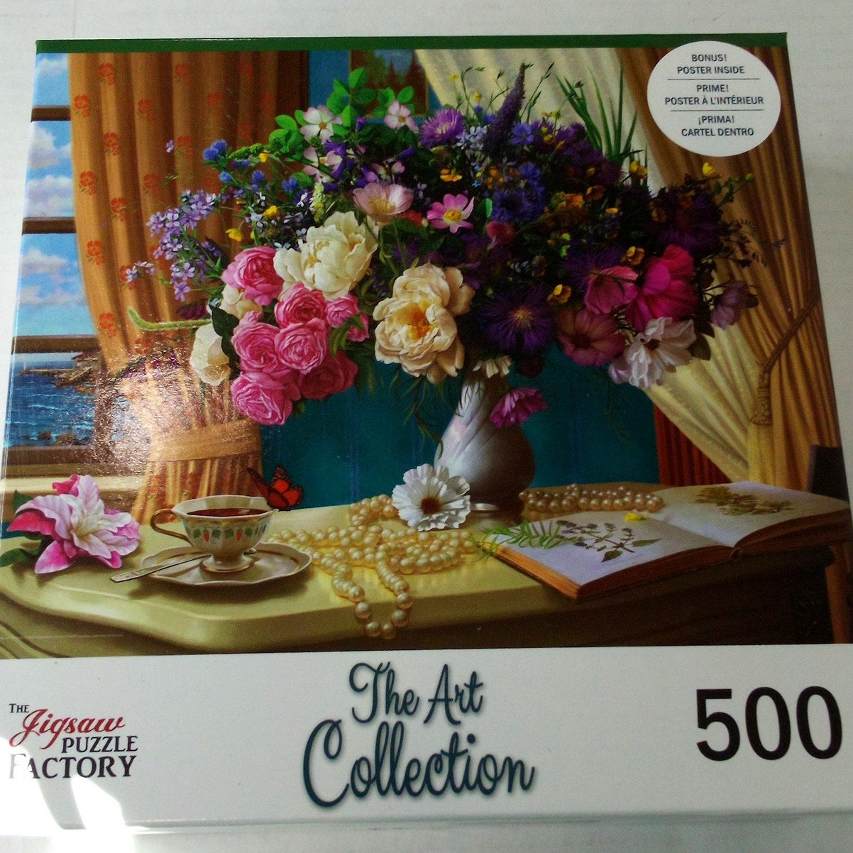 Still Life with Flowers 550‑Piece Jigsaw Puzzle – The Jigsaw Puzzle Factory