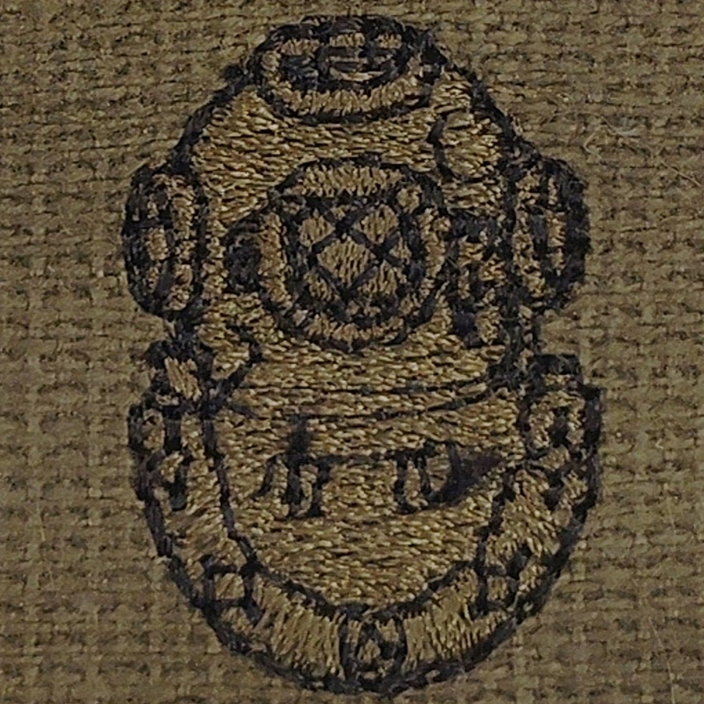 Vintage US Army 2nd Class Diver Qualification Patch Subdued ODG 5‑3/4" × 1‑1/2"
