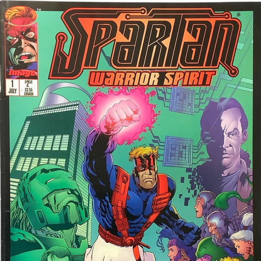 Spartan Warrior Spirit #1, Jul 1995, NM 9.4, Image Comics