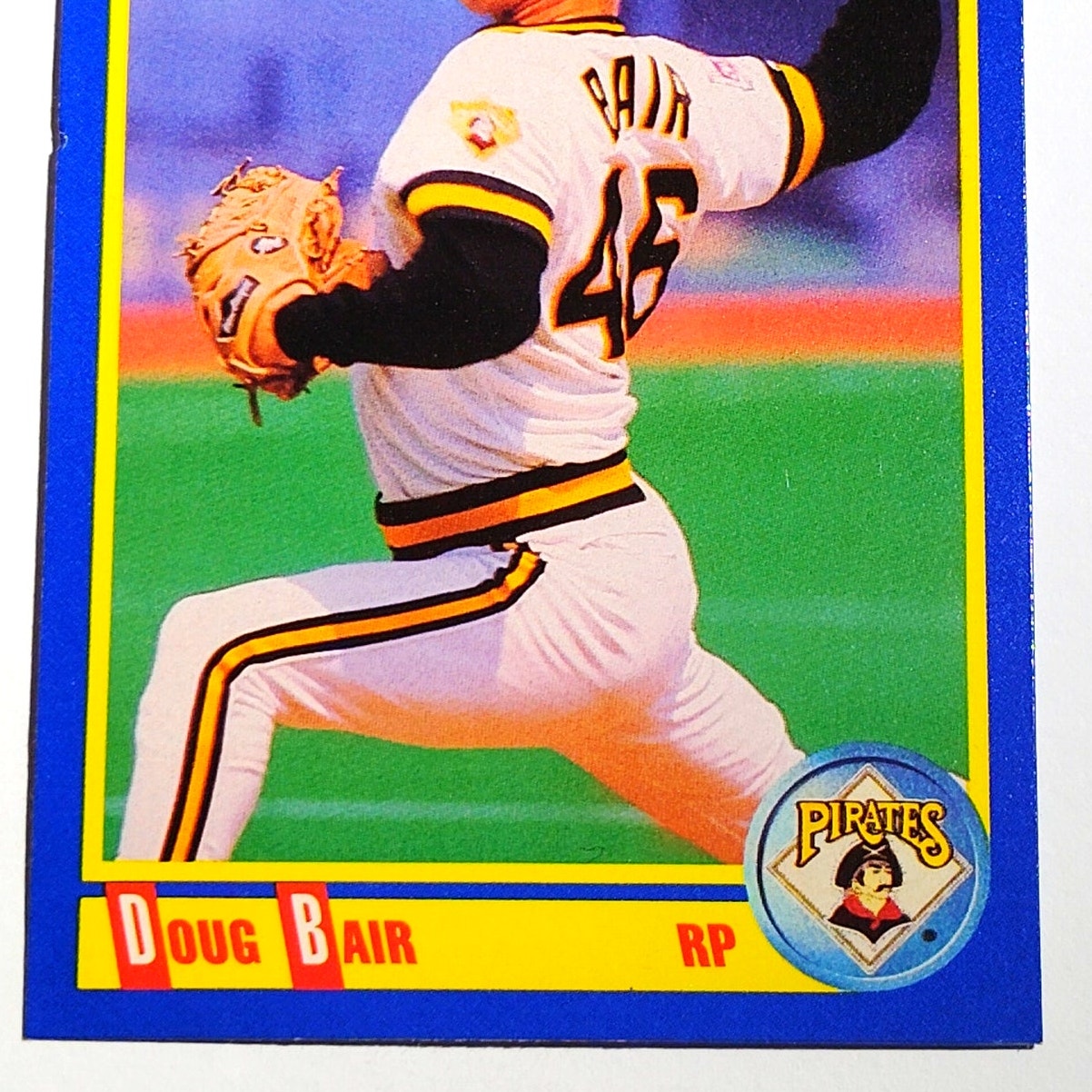 1990 Score Doug Bair #517 Pittsburgh Pirates Relief Pitcher MLB Baseball EX
