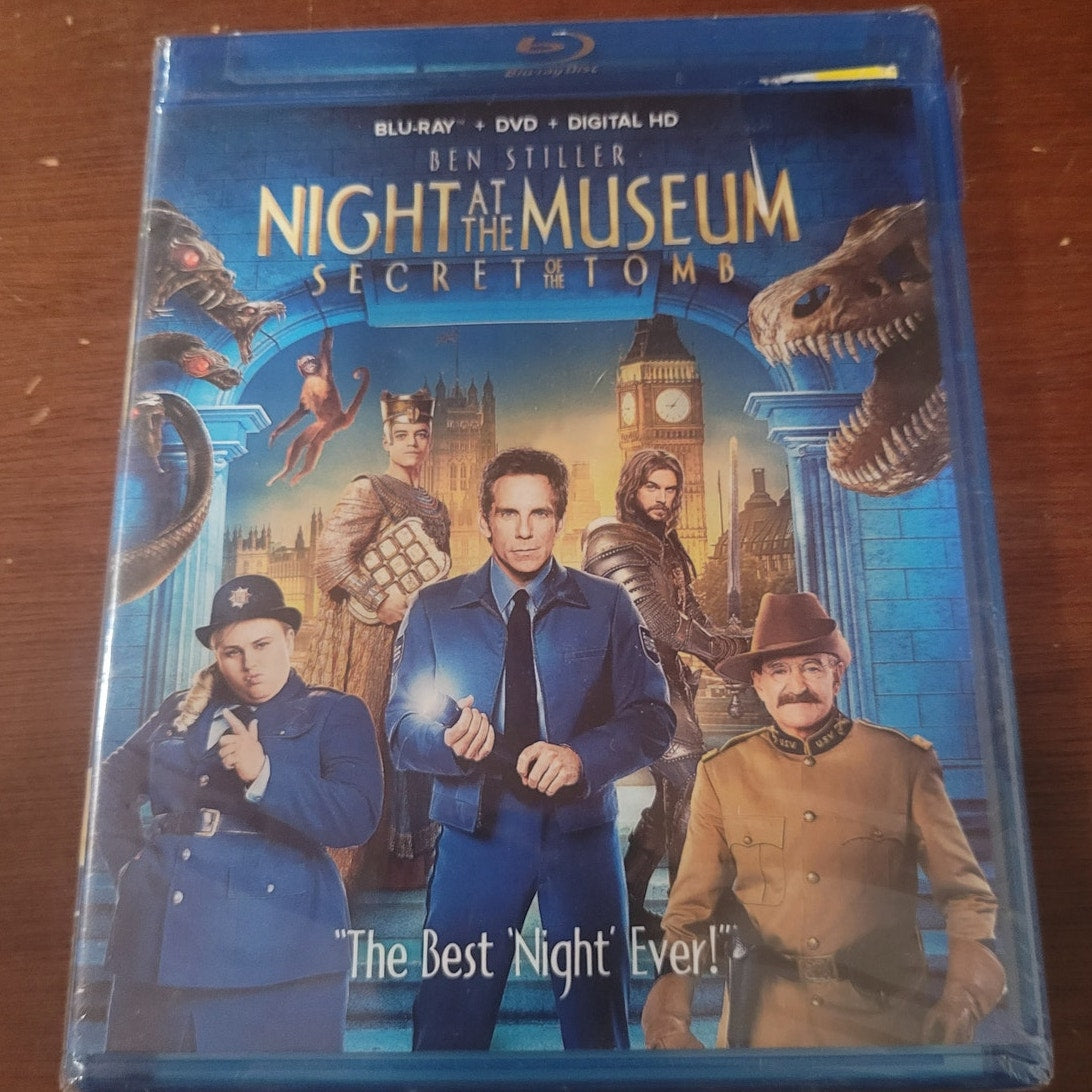 Night at the Museum Secret of the Tomb Blu-ray DVD, Ben Stiller 2014 Comedy