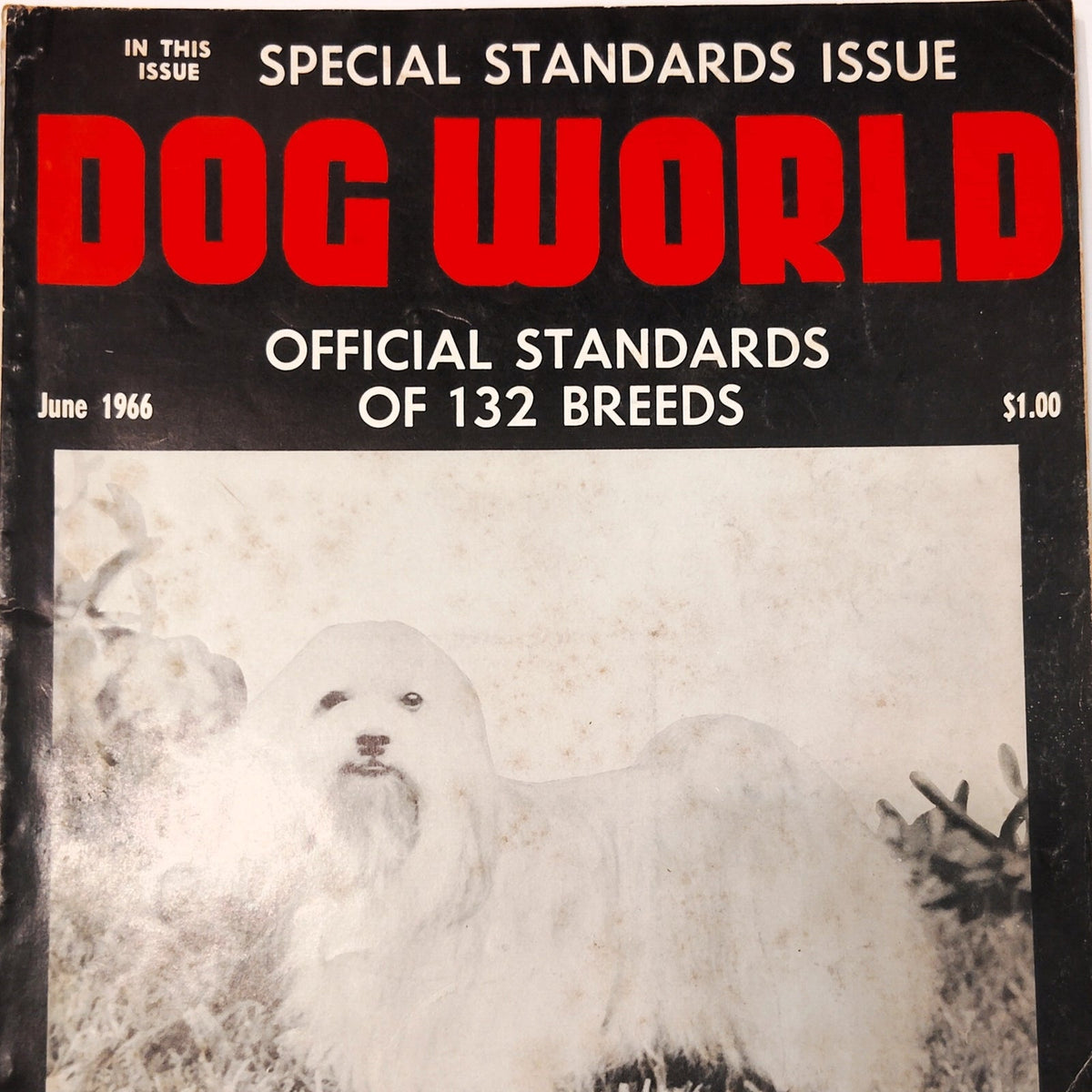 Dog World Magazine June 1966 Special Standards Issue 132 Breeds Lhasa Apso