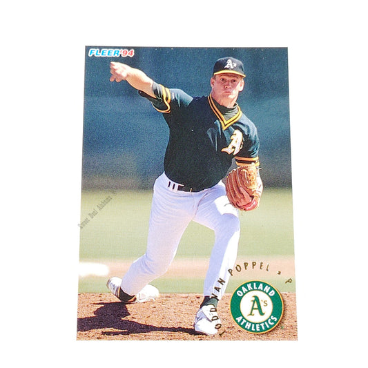 Todd Van Poppel, Oakland Athletics (A's), #275, 1994 Fleer Baseball Card