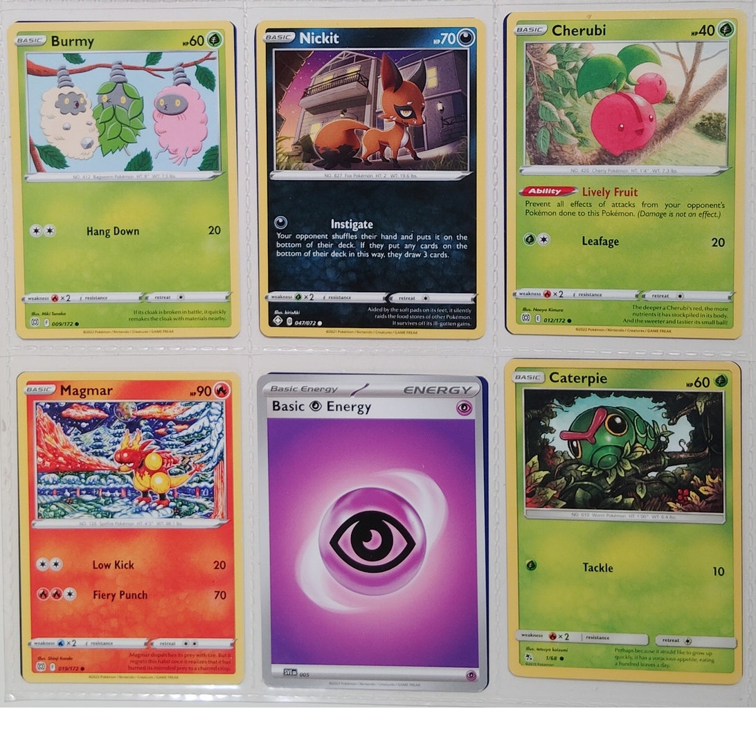 18 Random Pokémon Cards Pictured, Actual Photos Provided
