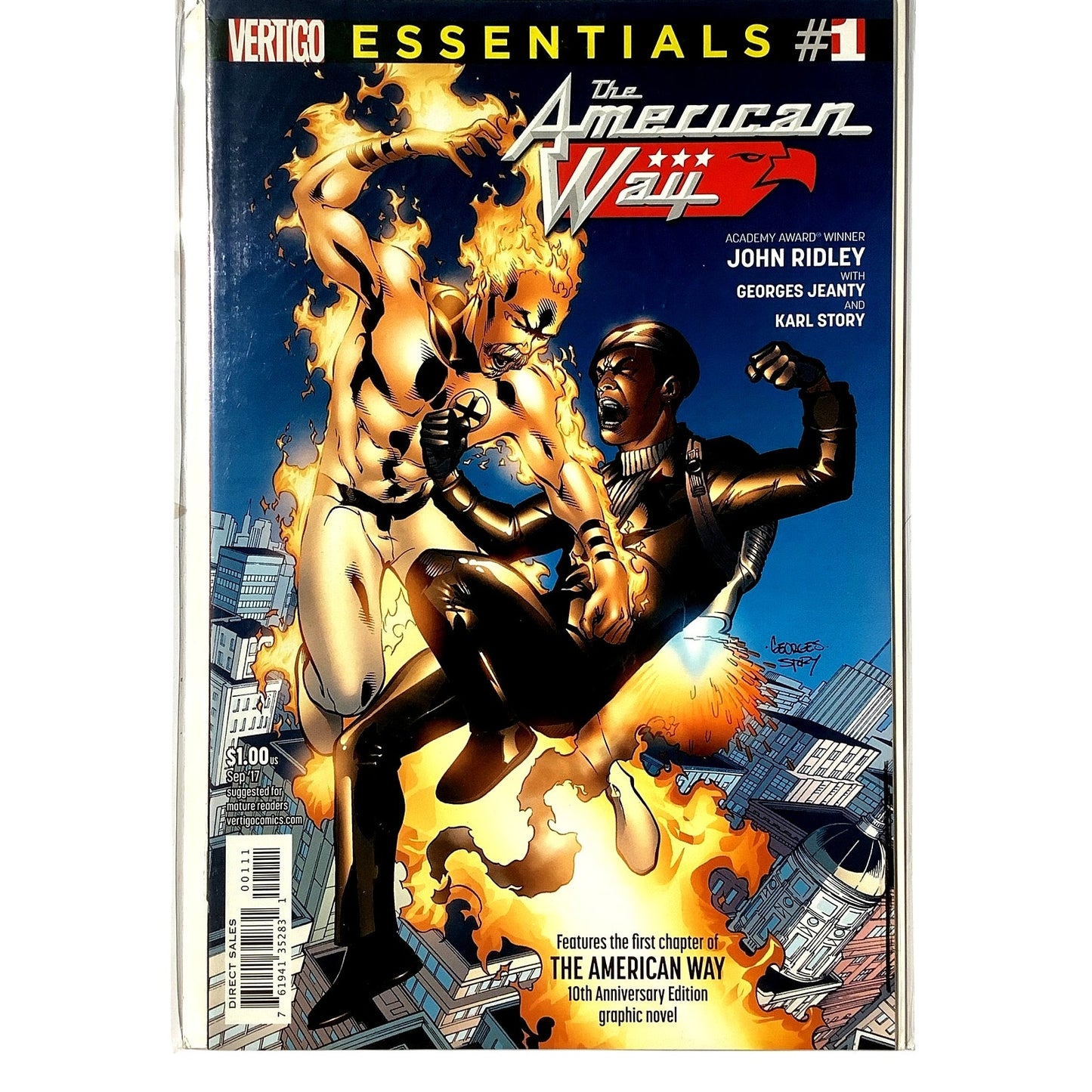 Vertigo Comics, Essentials The American Way #1, Sept 2017, NM 9.4