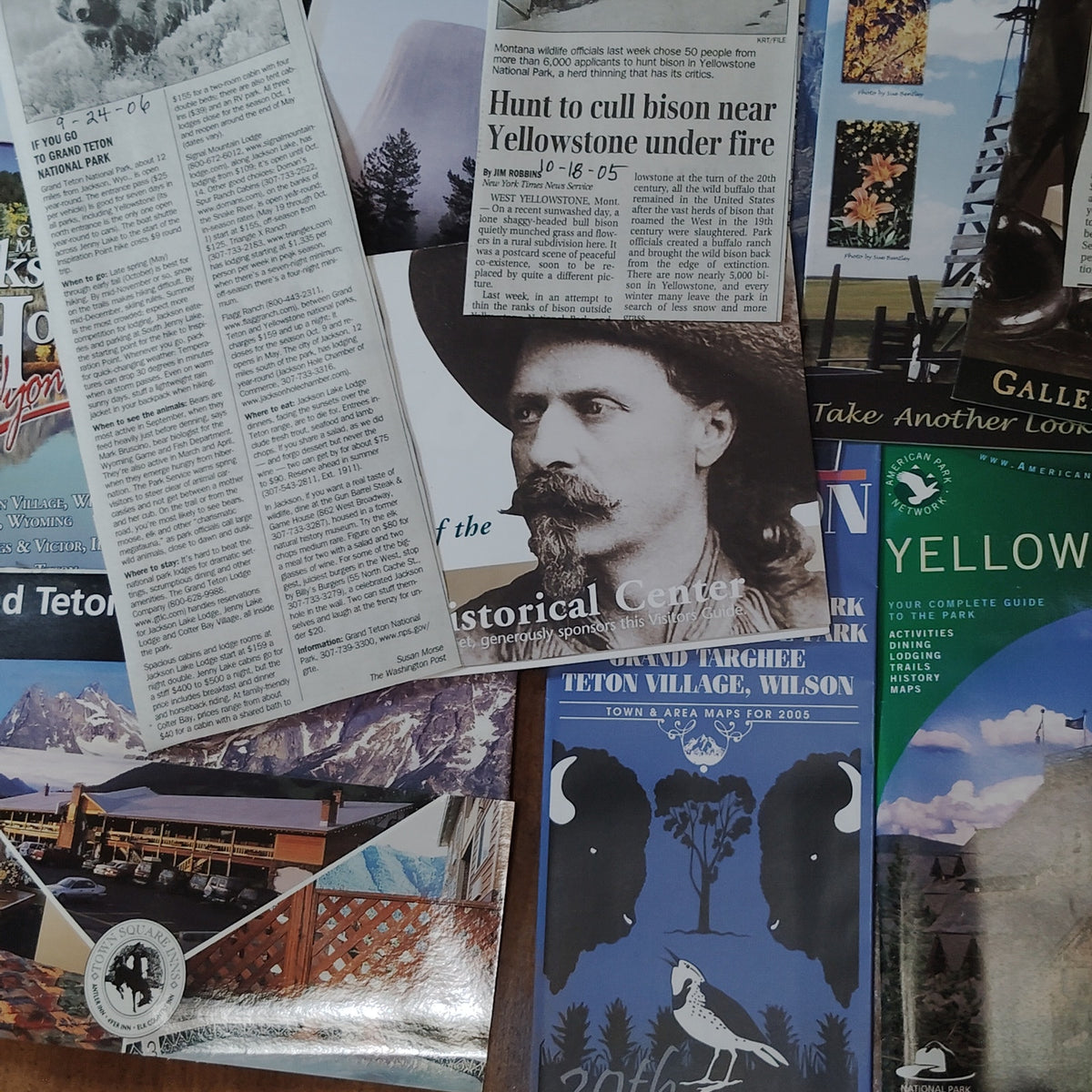 Yellowstone Ephemera Collectibles: 2005 Pre-Owned Vacation Souvenirs