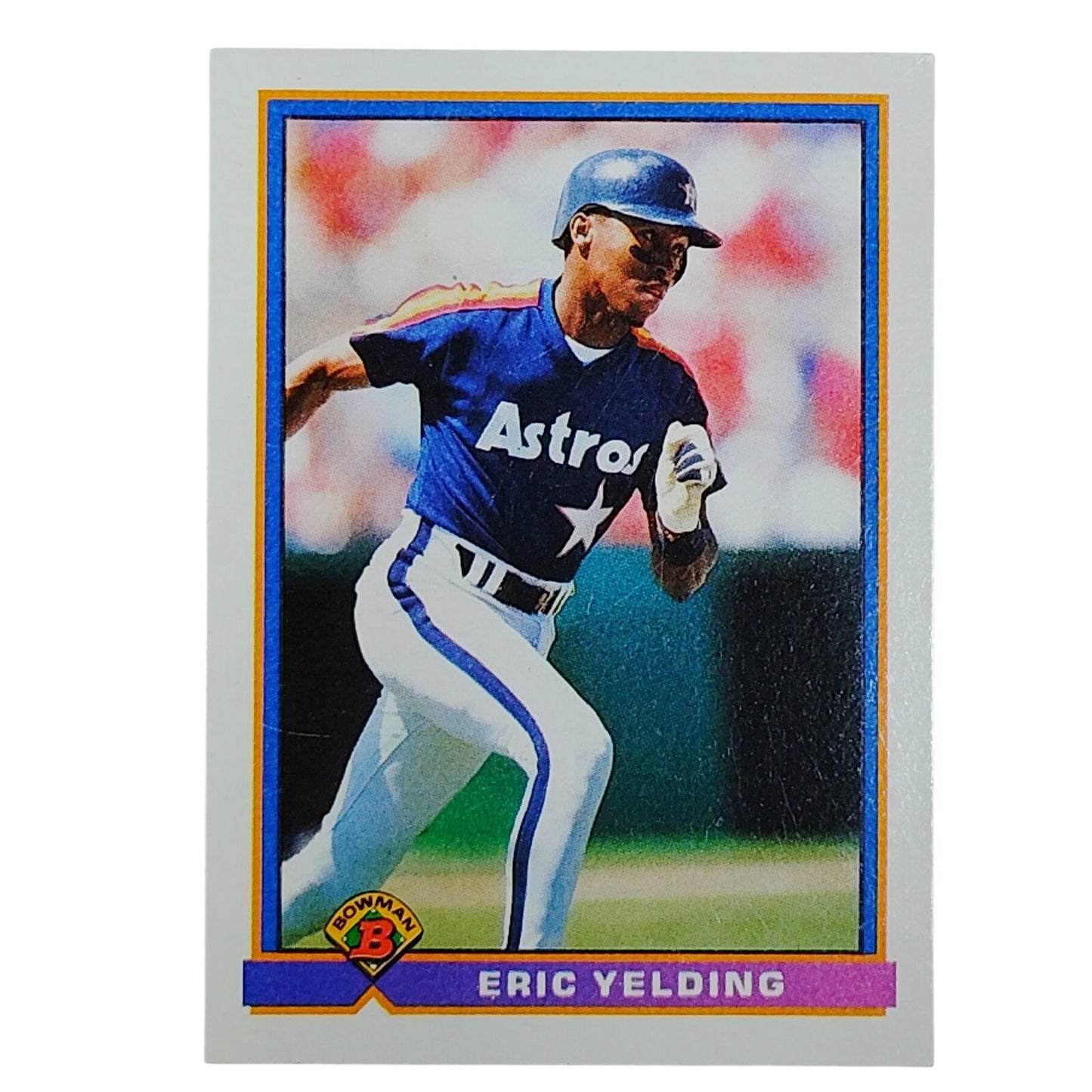 991 Bowman #557 Eric Yelding Houston Astros Outfielder/Shortstop - VG/EX