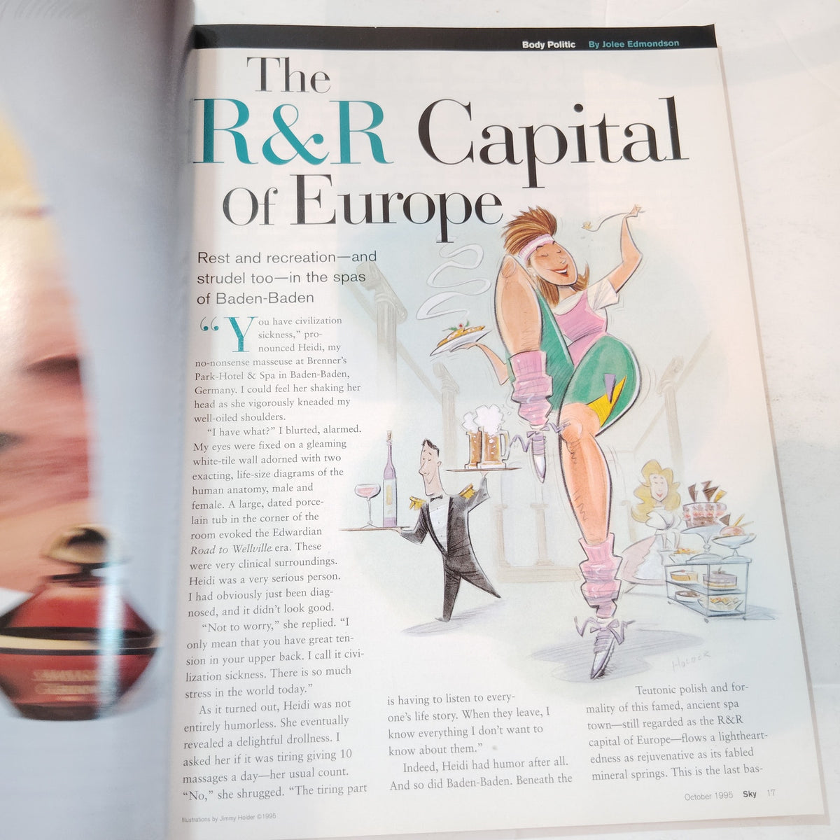 Delta Sky In-Flight Magazine October 1995 - My Fairway Lady Golf Cover