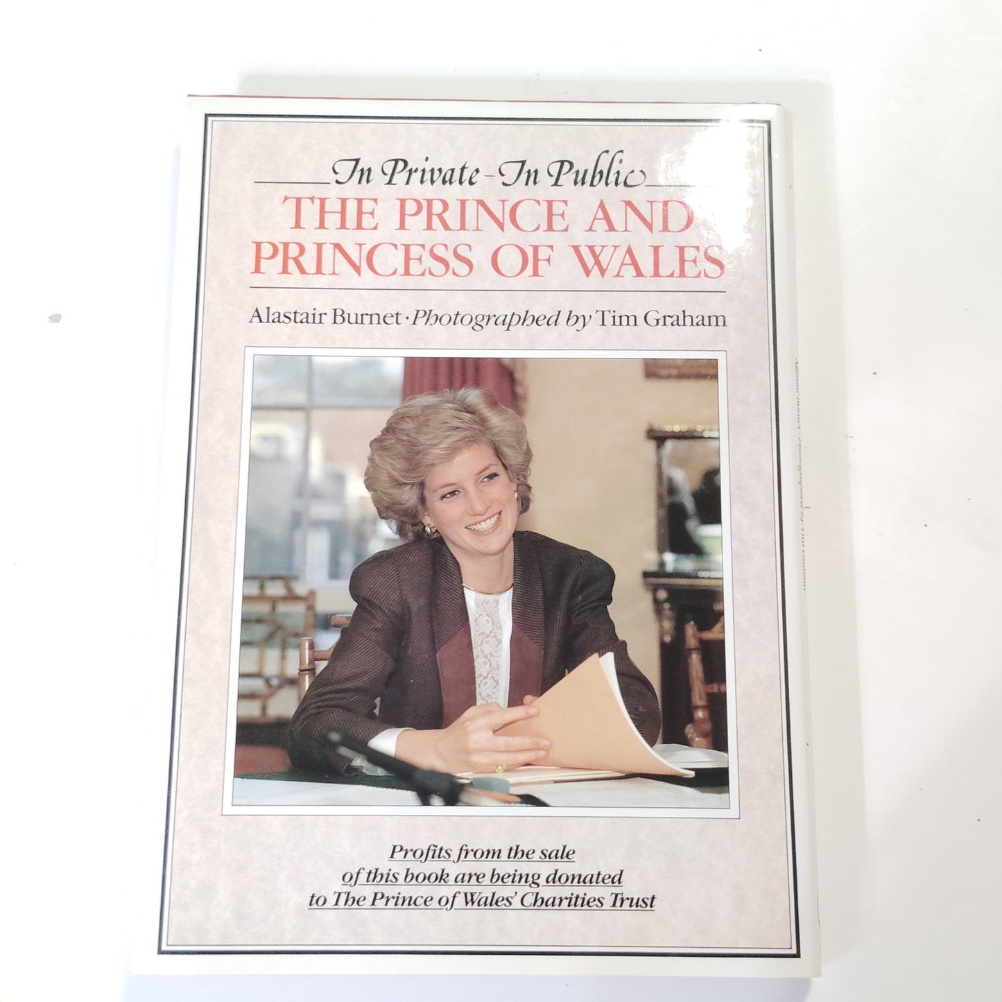 In Private In Public Prince & Princess of Wales 1986 Hardcover 12" x 8.75"