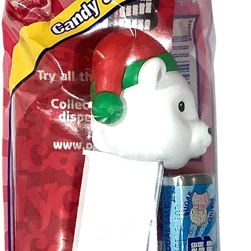 Christmas Polar Bear (Current) Pez Candy Dispenser, Sealed NIP Product