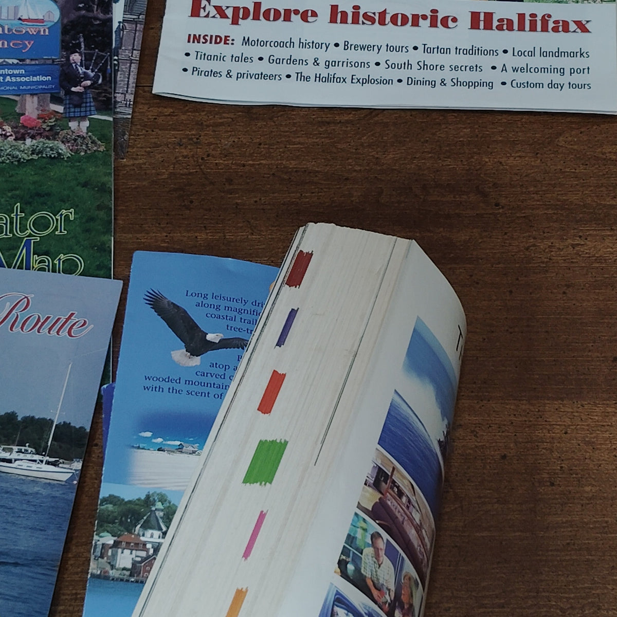 2002 Nova Scotia Canada Travel Guides & Ephemera Lot - Halifax Sydney Lighthouse
