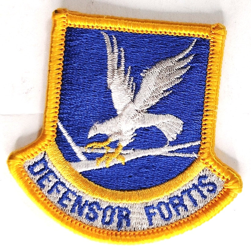 USAF Security Forces Defensor Fortis Patch, Beret Flash 2‑1/4" × 2‑3/8" Sew‑On