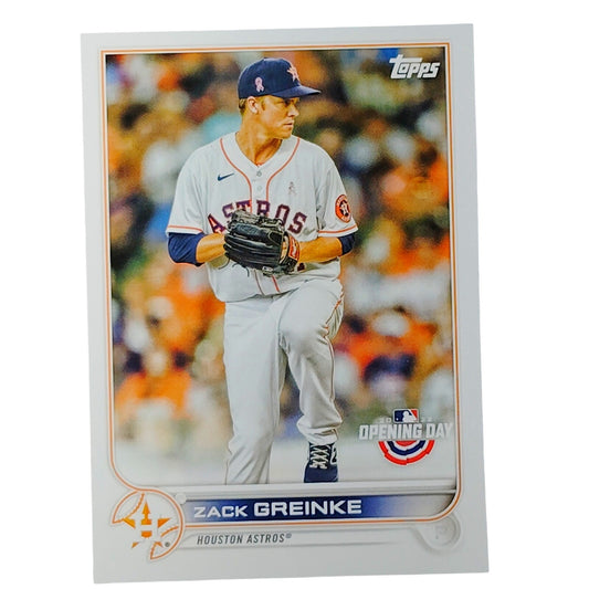 2022 Topps Opening Day #180 Zack Greinke Houston Astros Pitcher - VG/EX