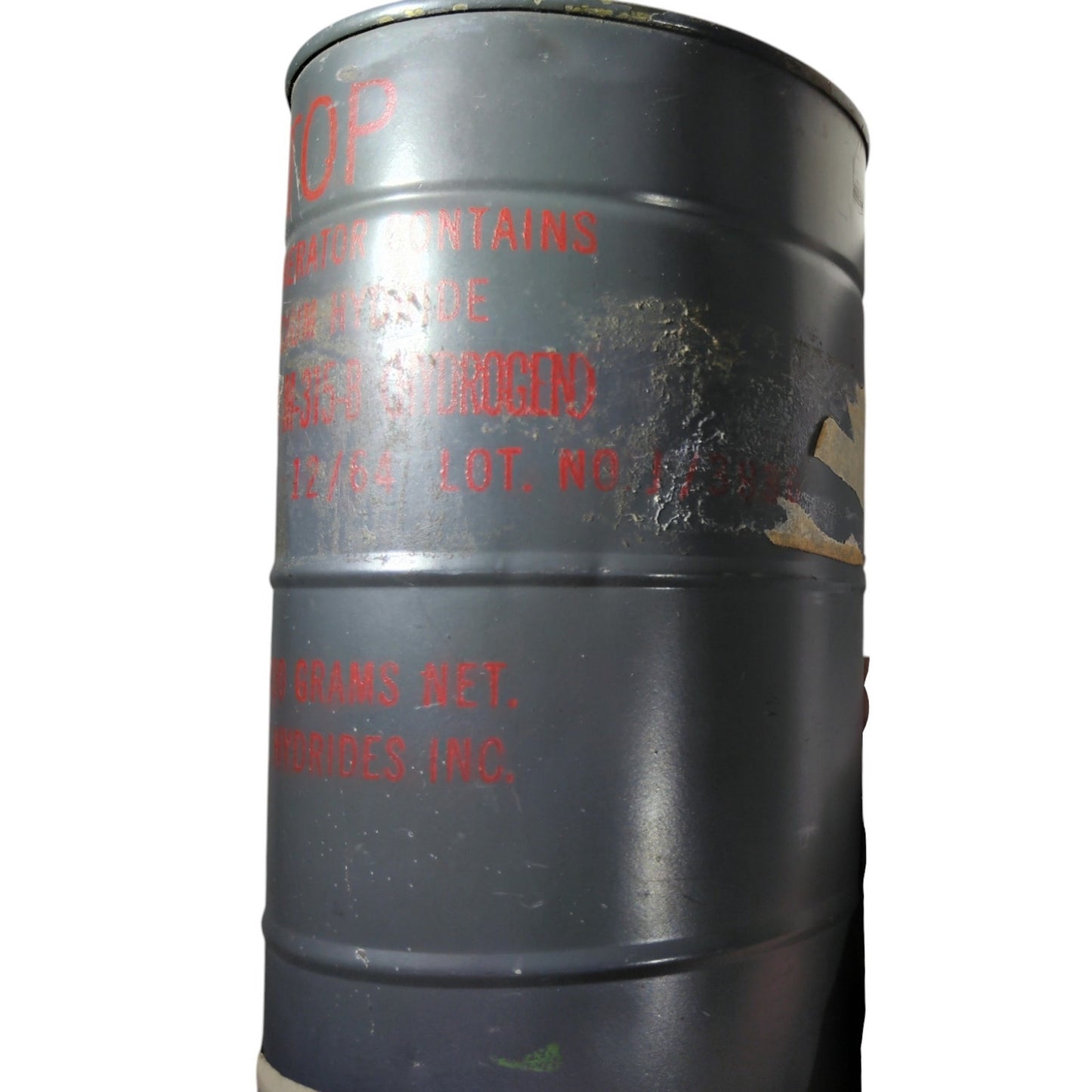 USN M-315-B Hydrogen Generator Kit – Sealed Cartridge w/ Key – Dec 1964 – Balloon Inflation Unit