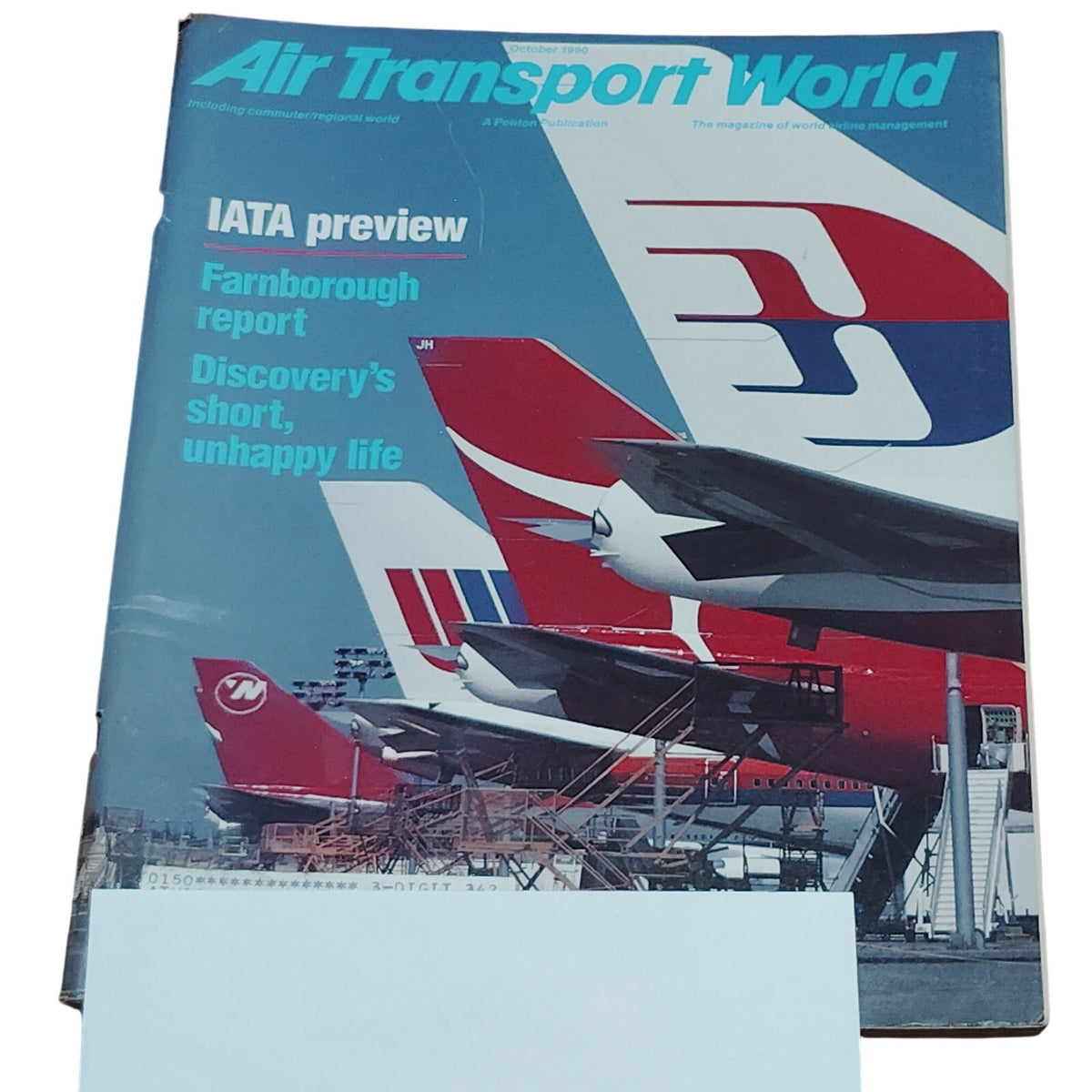 Air Transport World Magazine October 1990 ATW Aviation Collectors Edition