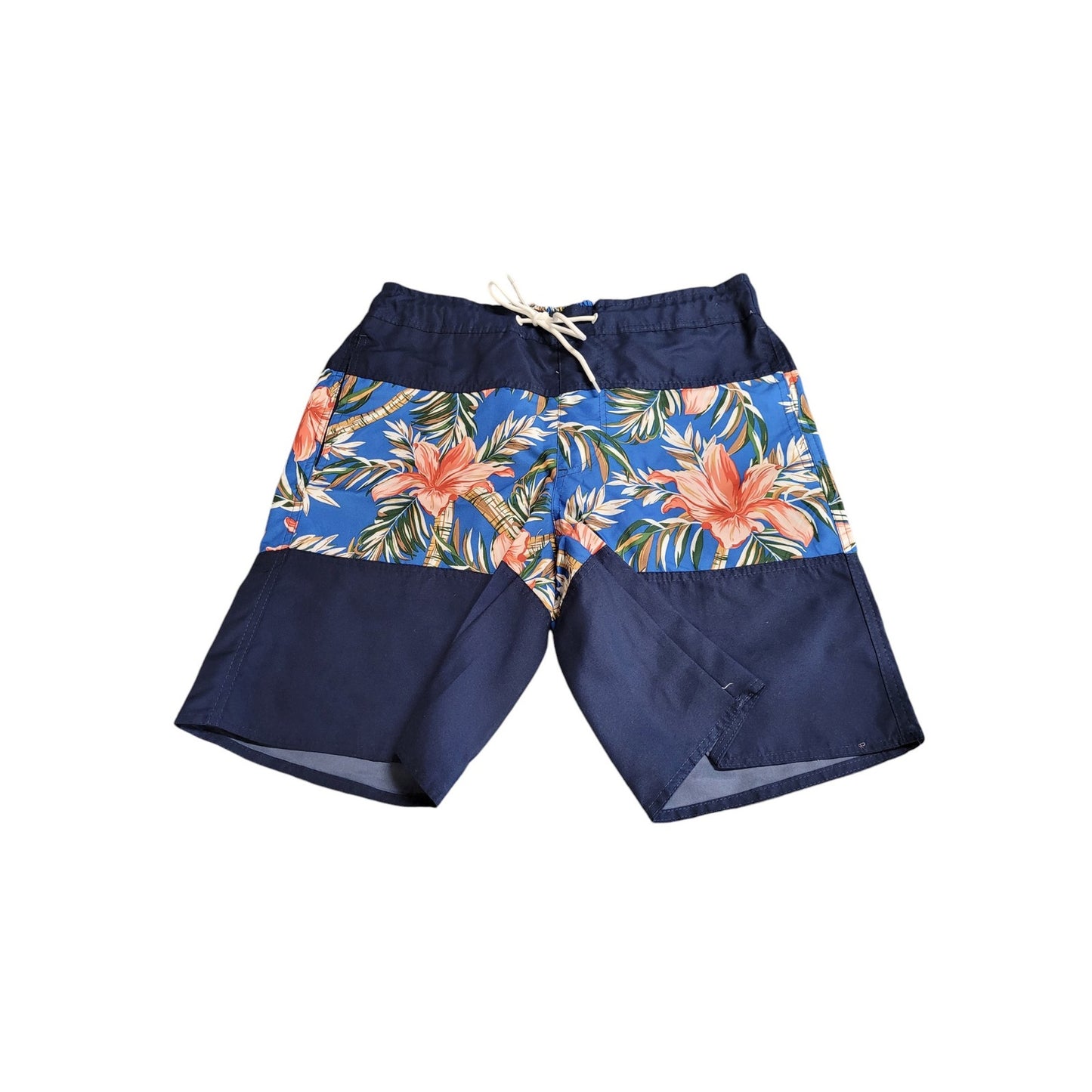 St. John's Bay Men's Swim Board Short With 9" Inseam, Signature Navy, Medium