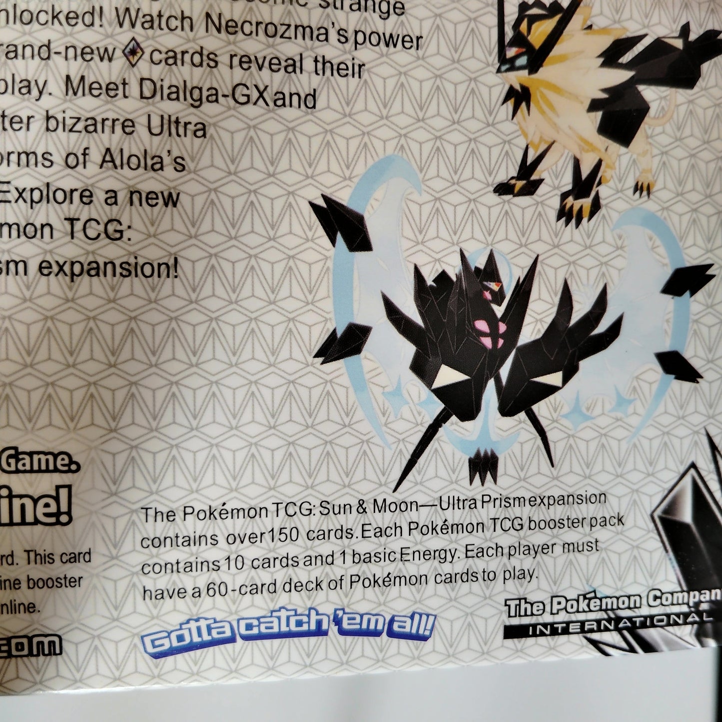 Pokémon - Taiwan Version, Sun & Moon Ultra Prism Booster, EN, Sealed, 10 Cards +