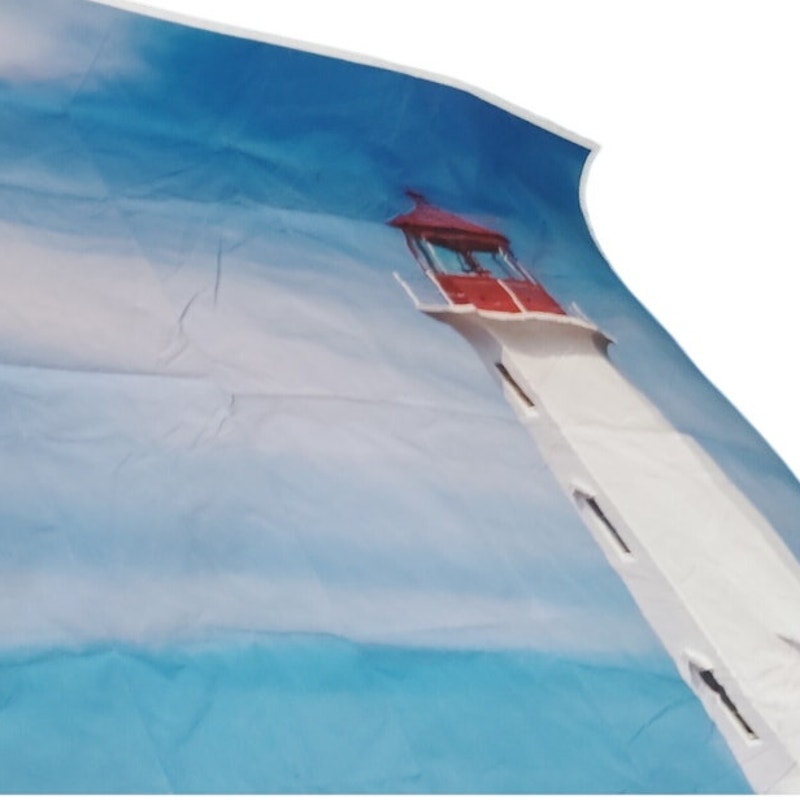 7x5FT Microfiber Backdrop Peggy’s Cove Lighthouse Scenic Photo Background