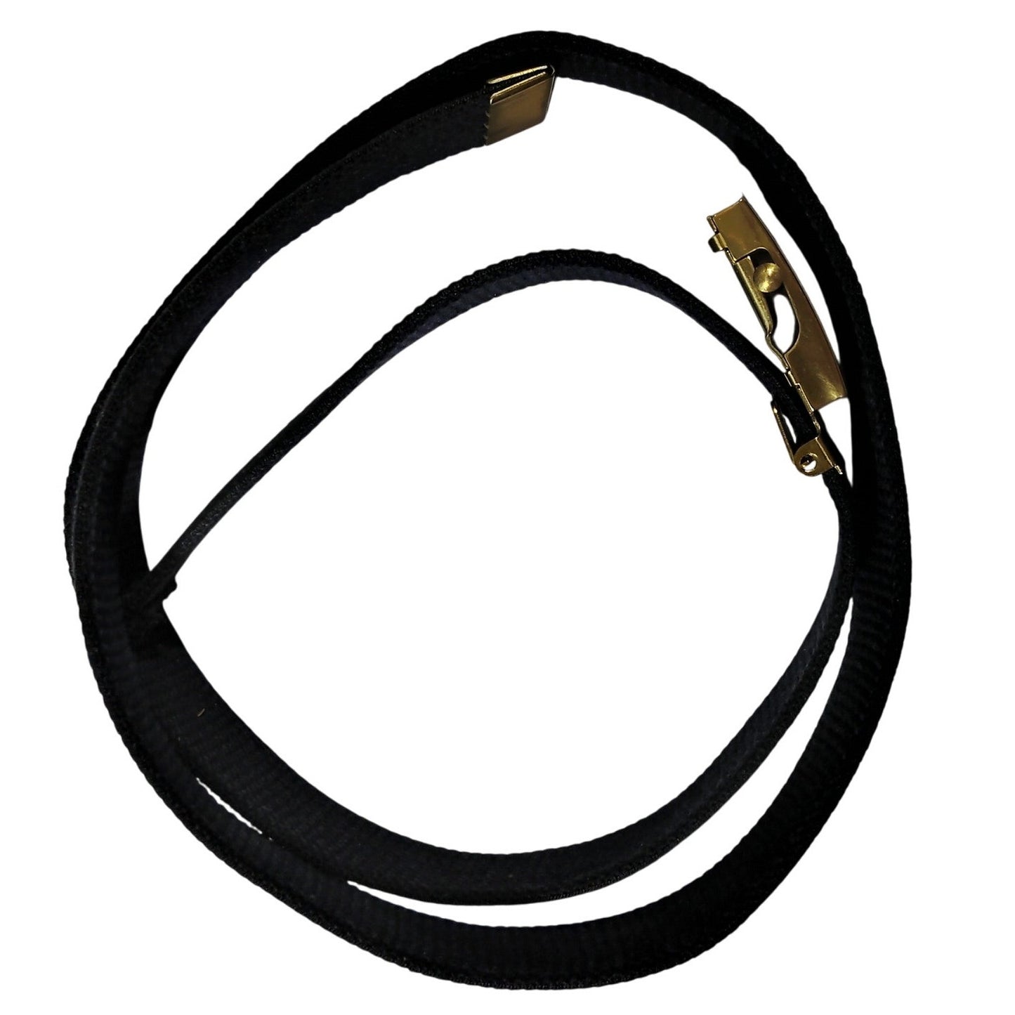 42" Dark Navy Blue Web Belt – U.S. Made, Solid Brass Military Style Buckle