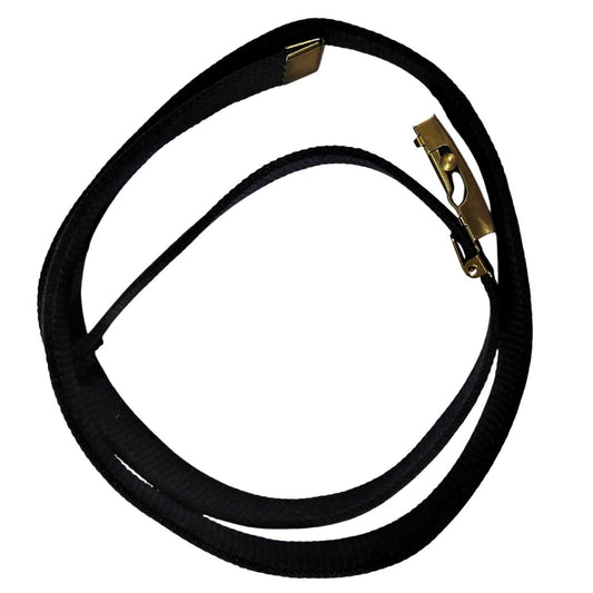 42" Dark Navy Blue Web Belt – U.S. Made, Solid Brass Military Style Buckle