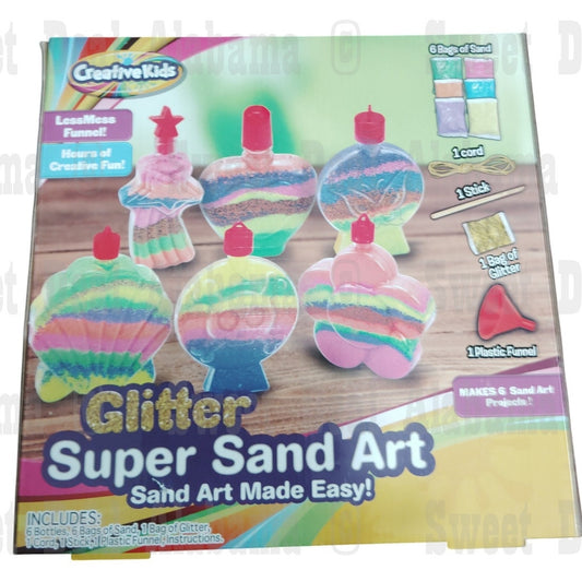 Creative Kids Glitter Super Sand Art Kit - DIY Craft Set - Ages 6+