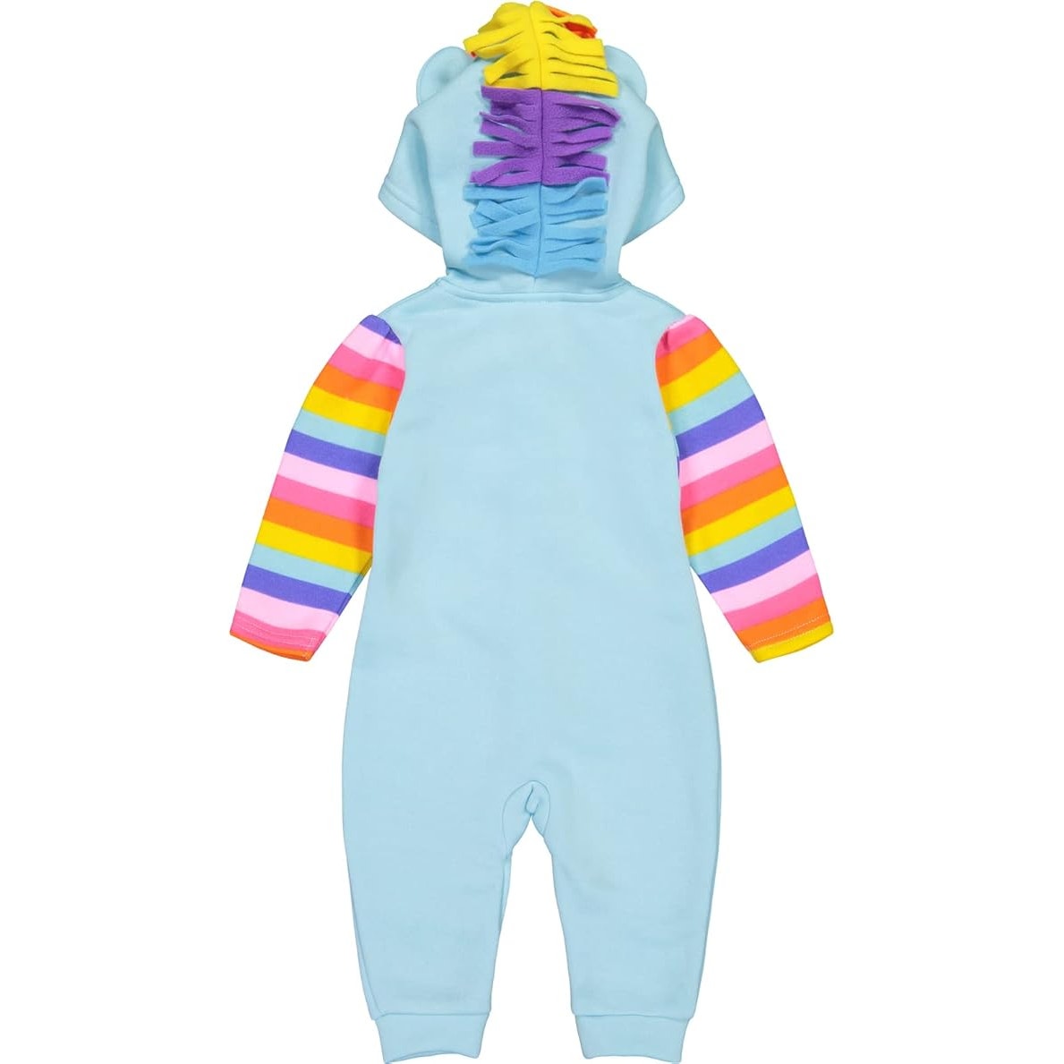 My Little Pony Rainbow Dash Girls Hooded Costume Coverall Size 7‑8