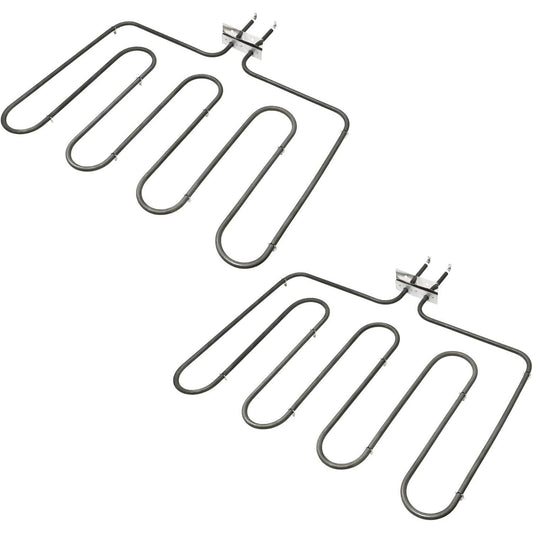 2-Pk Oven Heating Elements – 318254909 & 318254906 – Fits Electrolux, Kenmore+